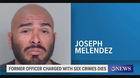 Former officer charged with sex crimes dies