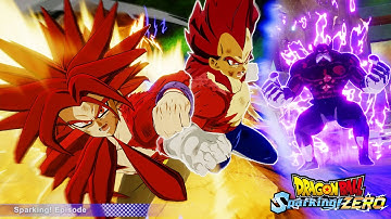 Super Saiyan 4 Trunks & Vegeta Daima in DBS Tournament of Power - Sparking Zero What If Story Mods