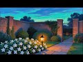Secret Garden at Dusk | Gold Framed 4K Art Screensaver | Romantic Landscape TV Wallpaper