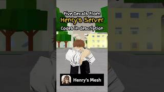DECALS From Henry's Mesh Server‼️