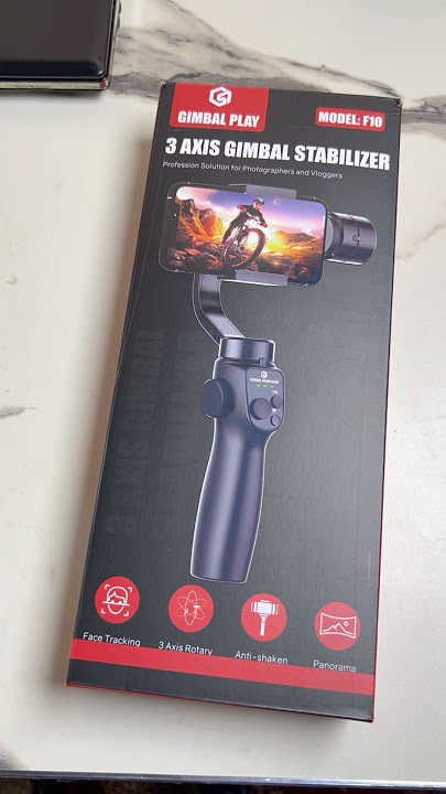 Quick Unboxing Gimbal Play F10 3 axis gimbal #gimbal #gimbal #gimbaloperator #multicamera #followme