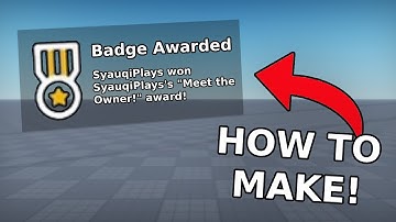 How to Make a MEET THE OWNER BADGE in Roblox Studio! (2024) - Roblox Studio Tutorial