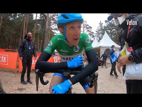 ვიდეო: დენ მარტინი მხარს უჭერს ფაბიო არუს Vuelta a Espana-ზე