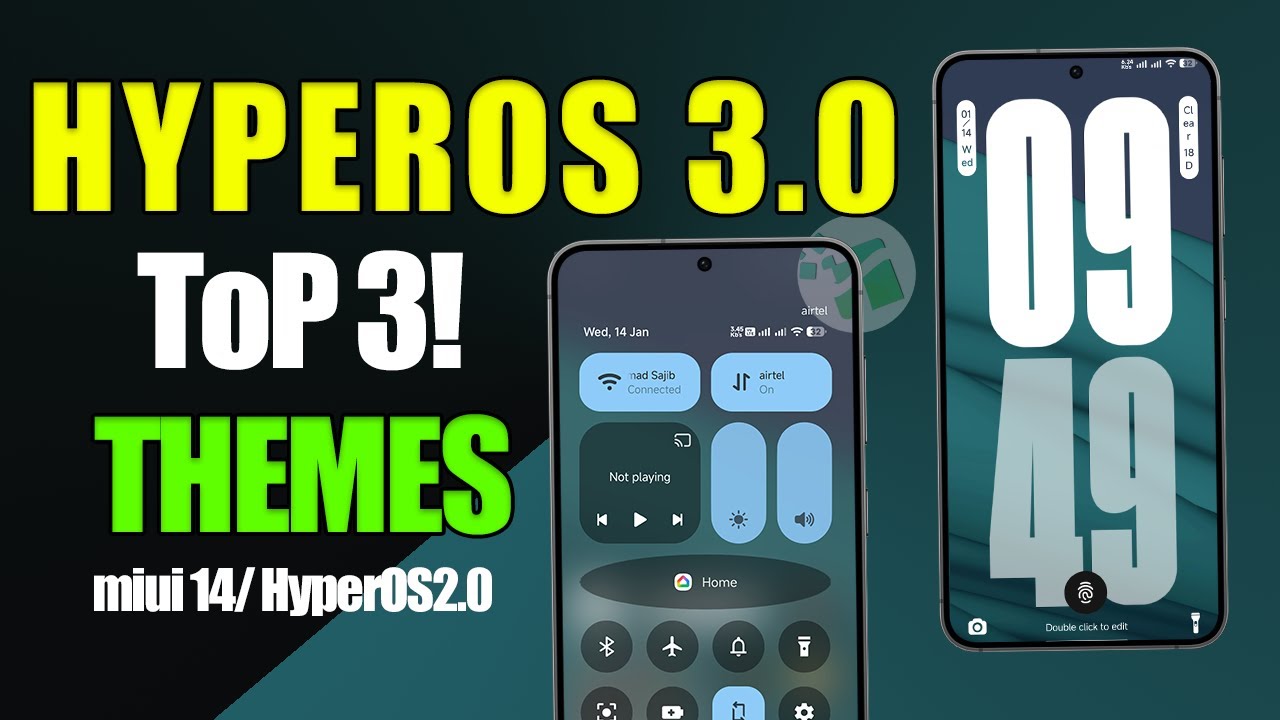 Minimal Xiaomi HyperOS 3 Themes | Best Xiaomi HyperOS Themes for Poco & Xiaomi