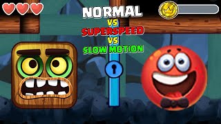 Bowtie Ball - Normal vs Superspeed vs Slow Motion - Ball Friends - All Levels - Gameplay Volume 5