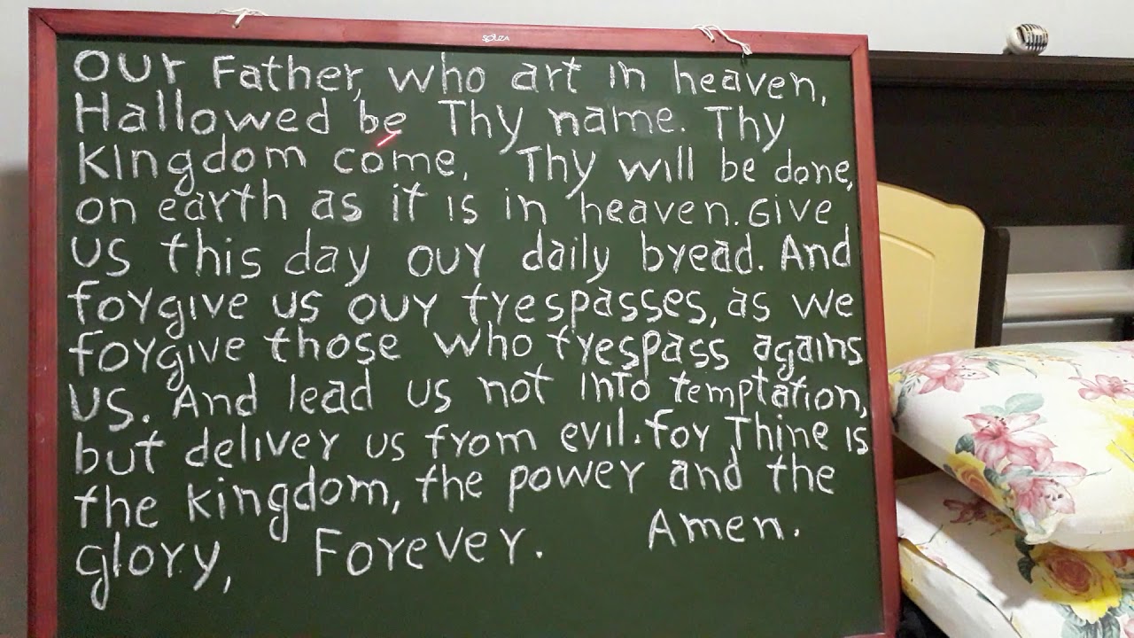 Pai nosso em Inglês. YouTube Pai nosso em Inglês. YouTube