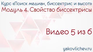 04. Свойство биссектрисы (часть 05) 04. Свойство биссектрисы (часть 05)