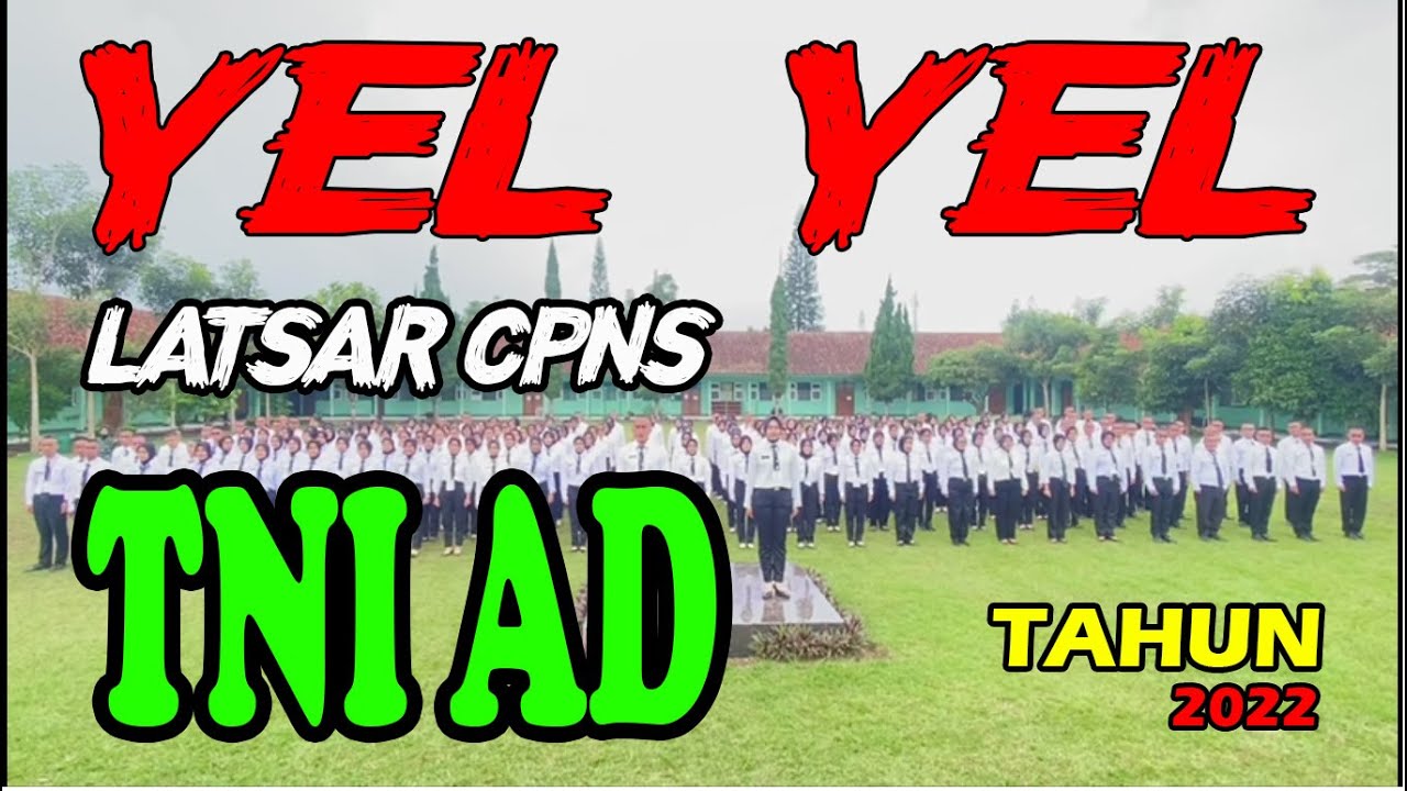 Keseruan dan Kekompakan YEL-YEL Siswa Latsar CPNS TNI AD. #latsar #cpns #yelyel #tni #tniad