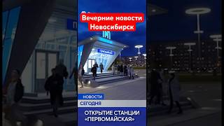 Новости Новосибирск. Открытие станции метро «Первомайская» в 2125 г. #нейроновости #новосибирск