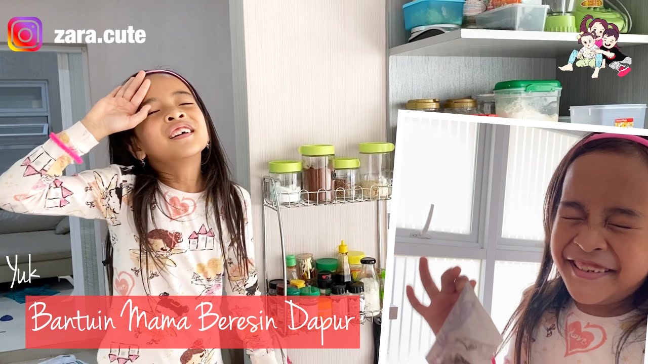 HOMESCHOOL LIFE | Bantu Mama Bersihin Dapur
