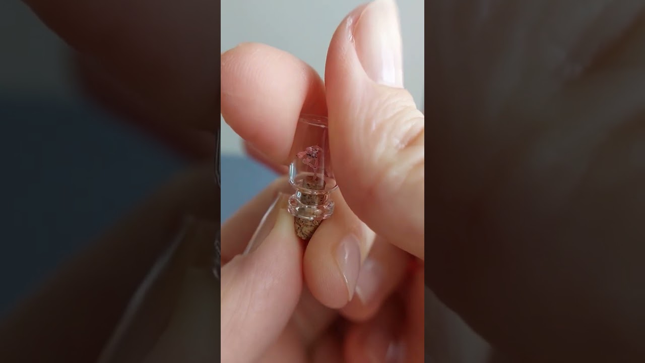 Micro crochet flamingo 