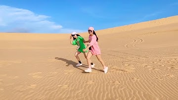 Trải nghiệm thú vị ở đồi cát Bàu Trắng, Mũi Né