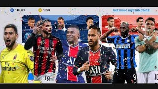 PSG , AC MILAN & INTER MILAN CLUB SELECTION PACK OPENING | PES 2021 MOBILE 