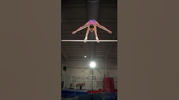 Gymnast Izzy on the bars #gymnastics #slowmotion @gymnastisabelle