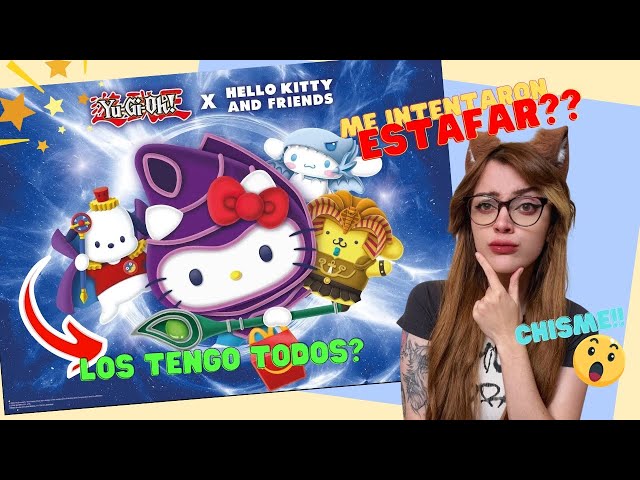 COLECCIÓN  YUGIOH X HELLO KITTY de MAC DONALD´s!! 😱✨