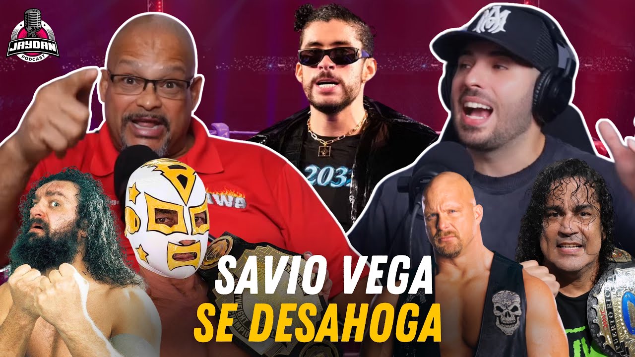 Savio Vega cuenta su VERDAD con WWE / El Invader y Bruiser Brody / Bad Bunny es luchador?