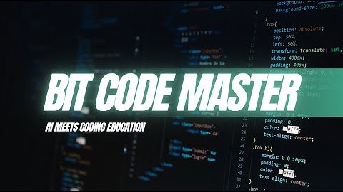 BIT Code Master Promotional Video 1