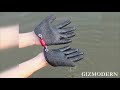 Cut-resistant Fishing Gloves, with Magnet Hooks, Soft and Elastic Material, Anti-slip & Waterproof