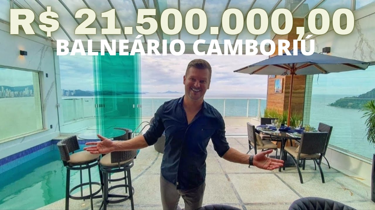 Cobertura triplex frente mar mais incrível de Balneário Camboriú Ed. Summer Beach, R$ 21,5 Milhões