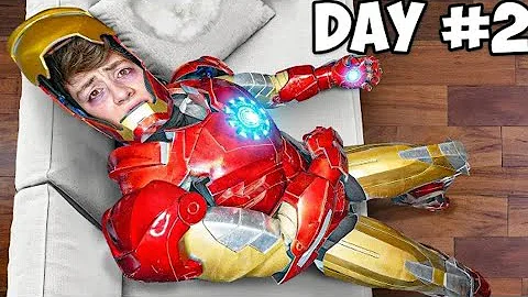 I Survived 50 Hours in Iron Man's Suit #ironman