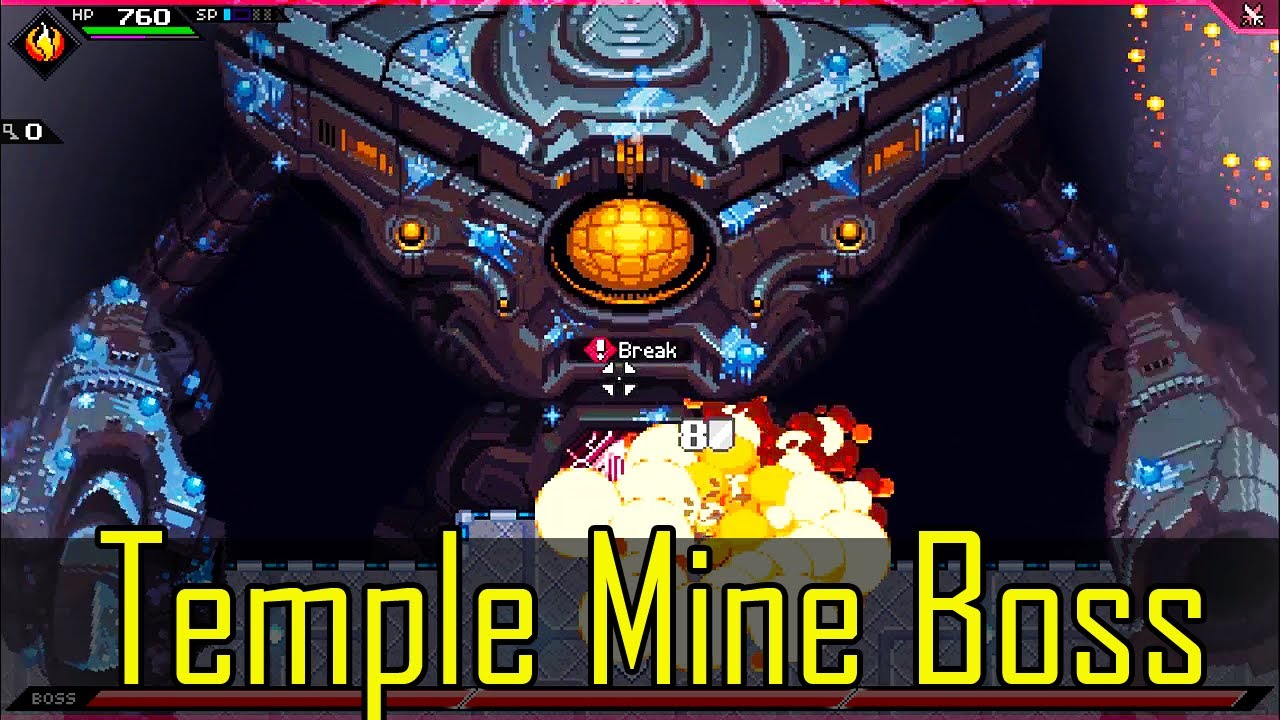 CrossCode Gameplay Part 36 (Temple Mine Boss) YouTube