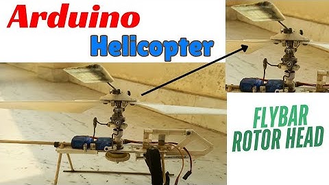 Flybar Rotor Head for Arduino Helicopter DIY