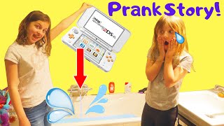 KALYS FAIT TOMBER LA 2DS D'ATHENA DANS LA BAIGNOIRE • PRANK STORY - STUDIO BUBBLE TEA