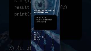 Python MCQ: Understanding discard() Function for Sets