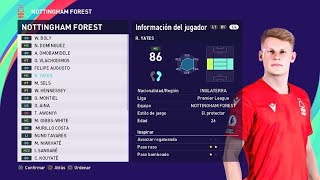 NOTTINGHAM FOREST PES 2021 BASECOPY 24 NOTTINGHAM FOREST PES 2021 BASECOPY 24