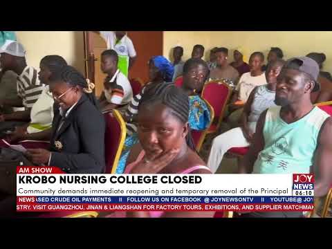 Krobo Nursing College closed: Community demands immediate reopening, temporary removal of Principal
