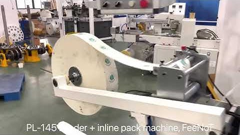 Stack paper cup lid cover cap forming and packing machine