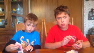 Trying a snowball for the first time