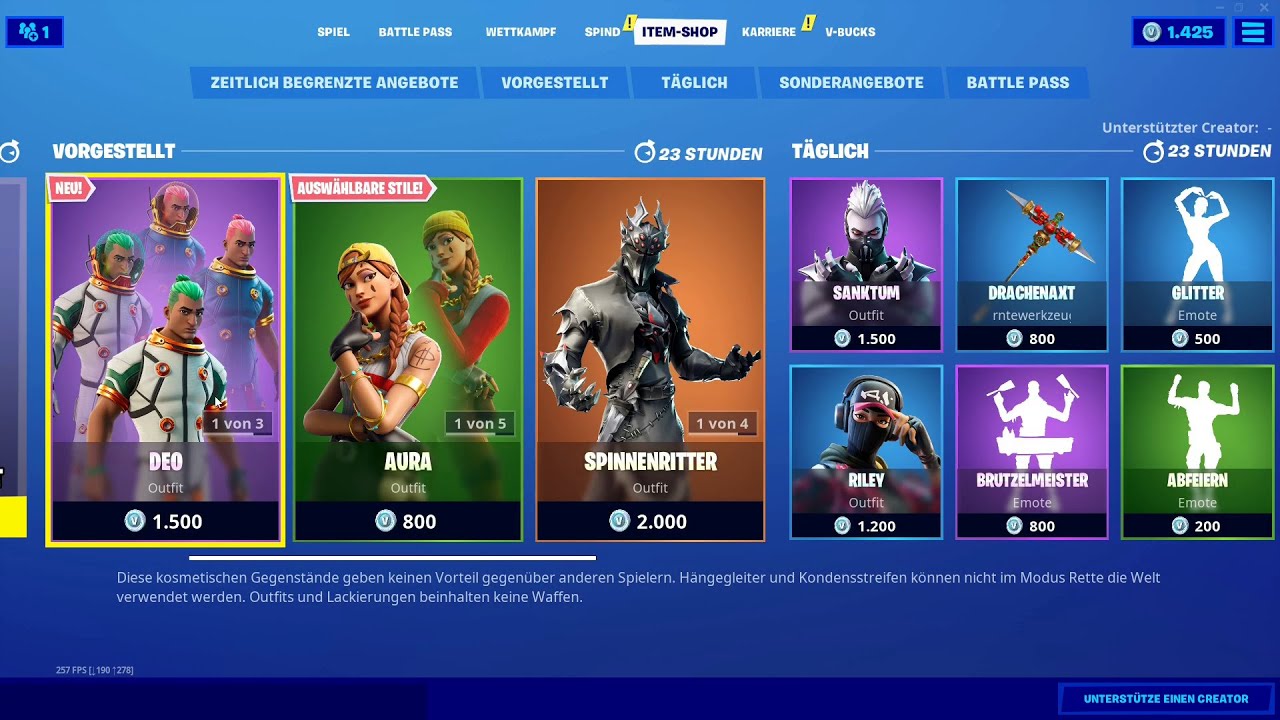 Was Kommt Morgen In Den Fortnite Shop