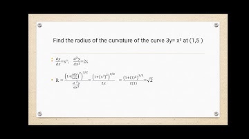 Finding radius of curvature: Part 2