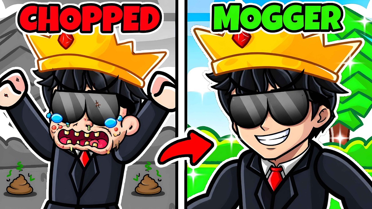 I Went from UGLY to HANDSOME in Roblox!