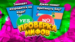 ТИММЕЙТ ПОЯВИЛСЯ НА ВОДЕ!🤯- Проверка МИФОВ с ЕВОЙ BRAWL STARS