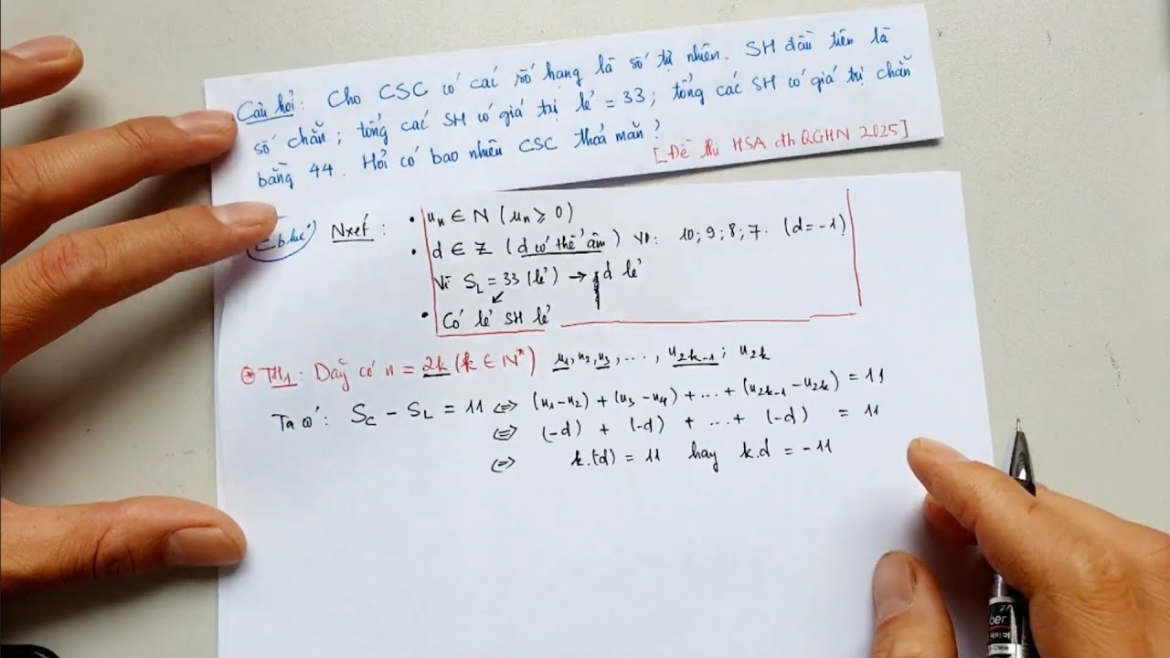 Đề ĐÁNH GIÁ NĂNG LỰC ĐHQG HÀ NỘI (Cấp số cộng)