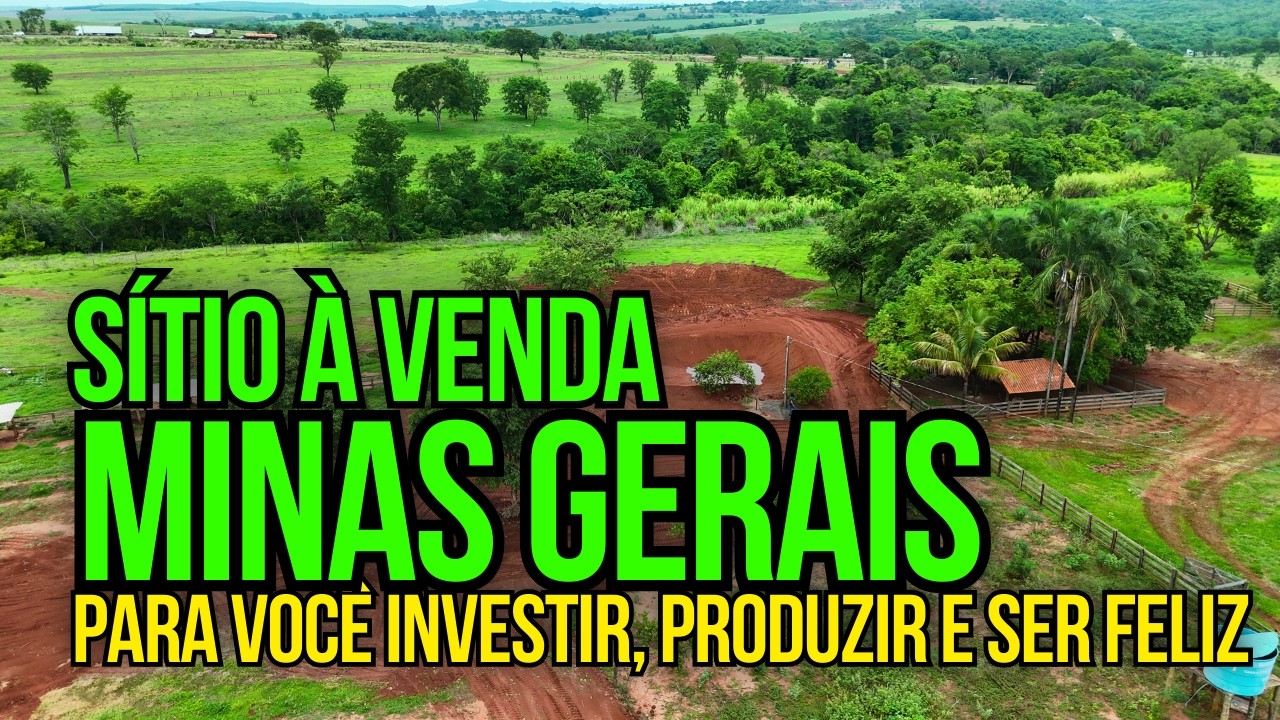 O MELHOR SÍTIO À VENDA EM MINAS GERAIS PRATA-MG