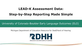 LEAD-K Assessment Data: Step-by-Step Reporting Made Simple