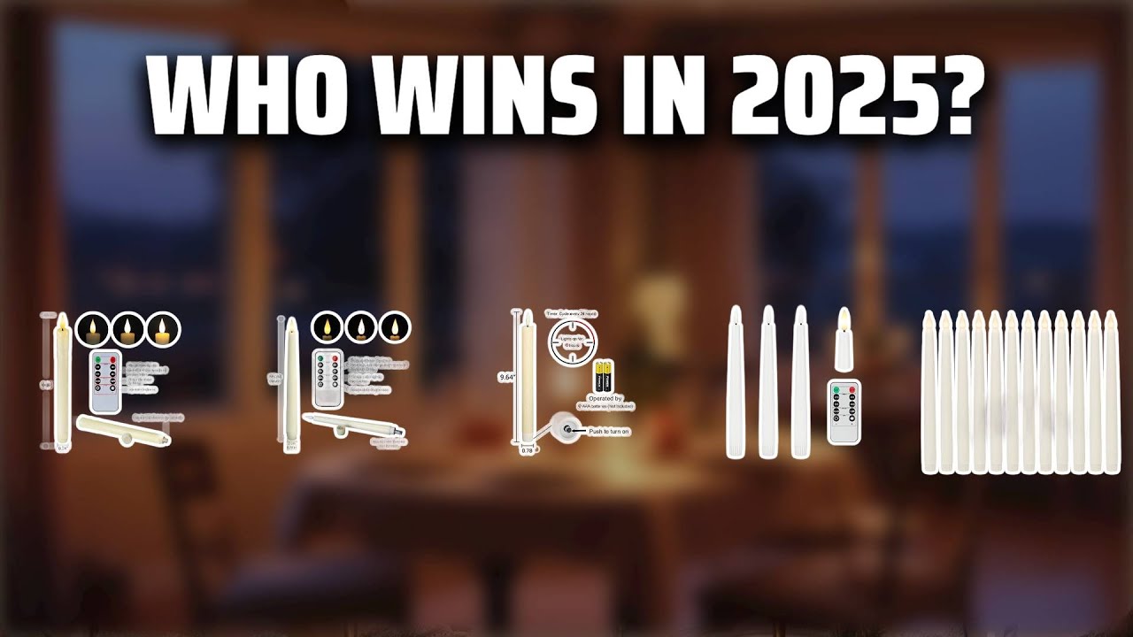 Пять лучших свечей-конусов на батарейках в 2025 году — обязательно к просмотру перед покупкой!