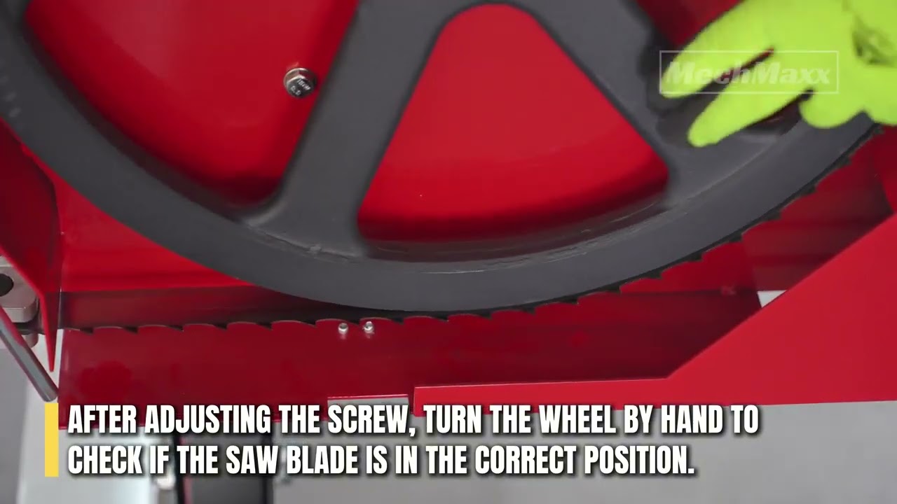 Proper Adjustment Of The Blade And Pulley Of The MechMaxx Sawmill