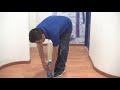 Prueba de flexibilidad lumbar  faja phiten