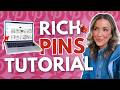 Pinterest Rich Pin Tutorial