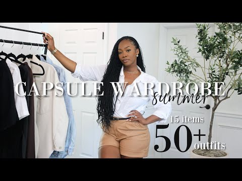 Summer Capsule Wardrobe | 50 Outfits | How To Look Put Together Everyday | Maya Galore