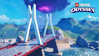 I built BUSTED BRIDGE in LEGO Fortnite Odyssey