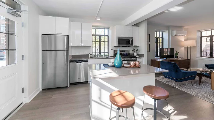 A sunny one-bedroom model at the all new landmark ...