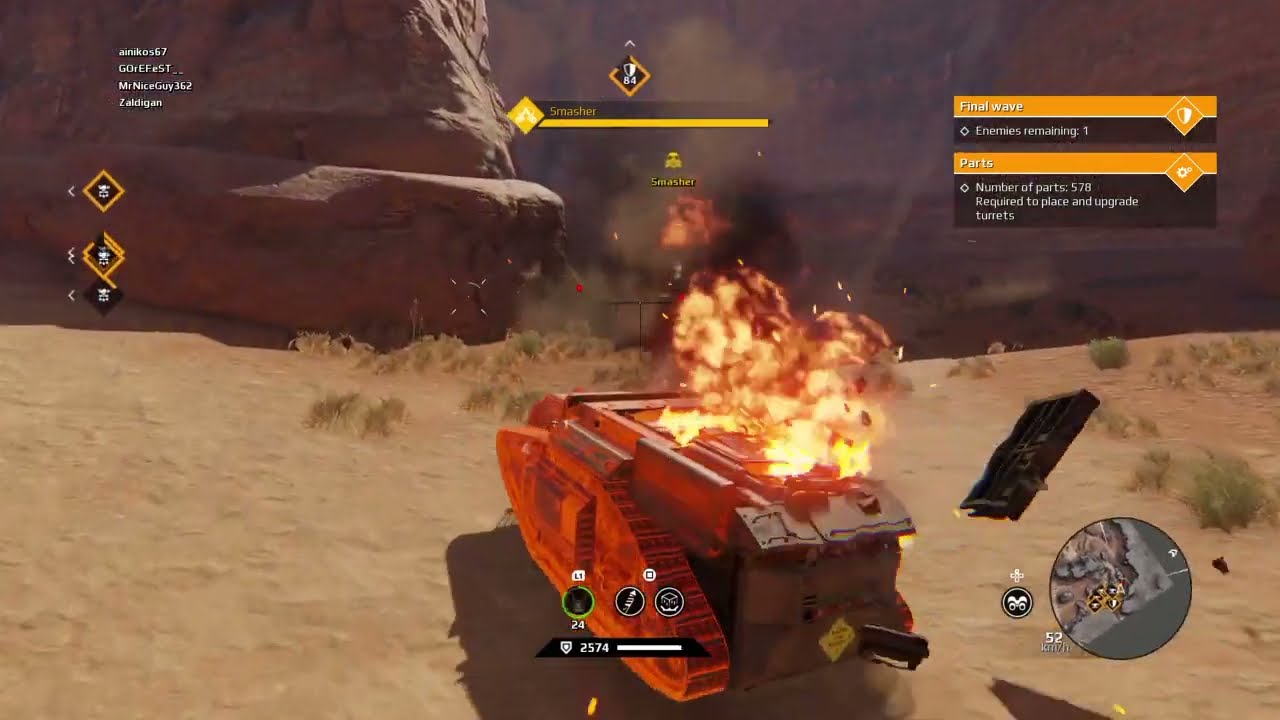 Crossout raid battle scavengers normal