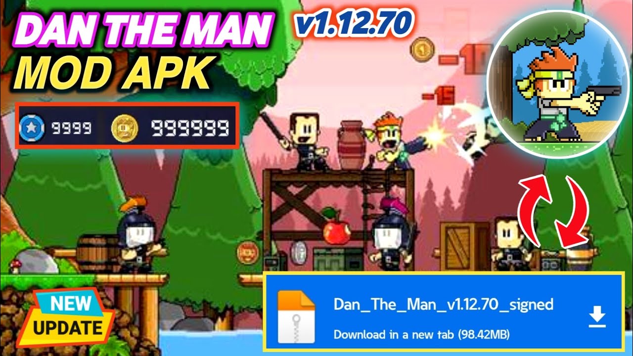 Dan The Man Mod Apk v1.12.70 Dan The Man Halloween