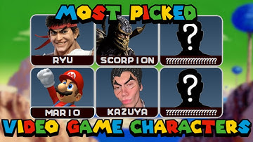 Popular Picked Video Game Characters