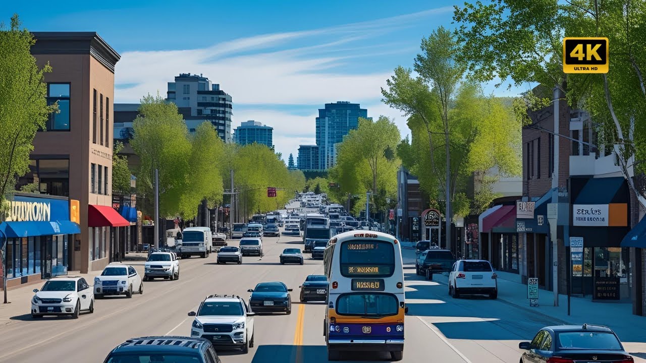 🚘 Экскурсия по Западному Эдмонтону на машине | Исследуйте улицы Эдмонтона в 4K! 🛣️